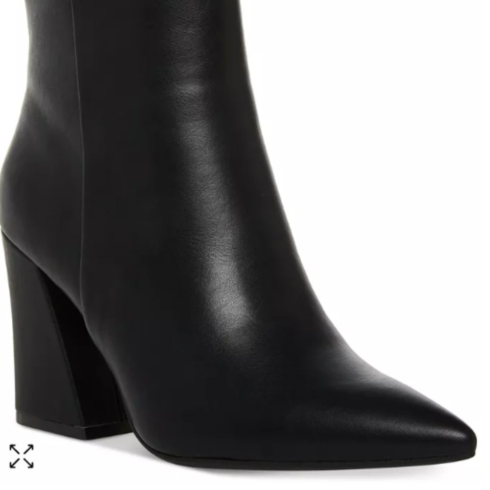 Steven Madden Nadalie Pointed Toe Bootie - Black Size 6